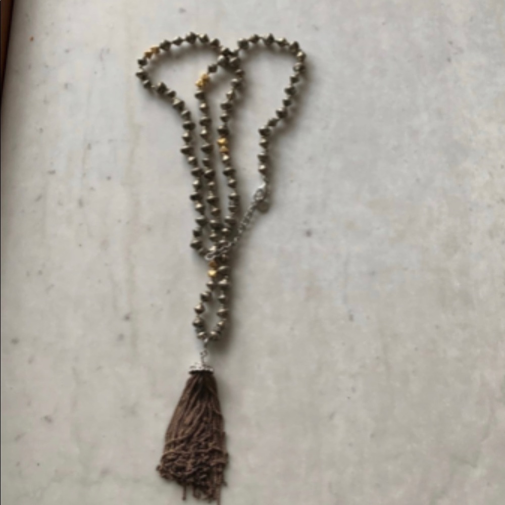 Stella & Dot beaded statement necklace